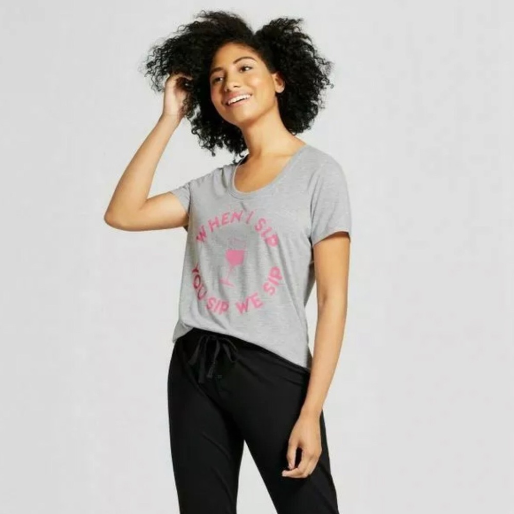 Love & Cherish "When I Sip You Sip We Sip" Top